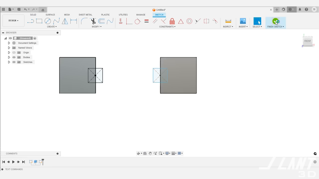 A CAD model demonstrates the basic design of a simple square tongue and slot joint.