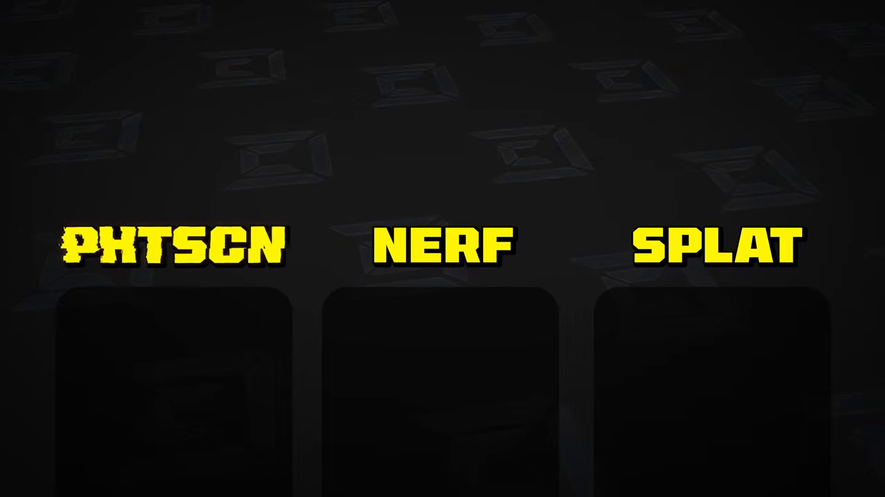 A three-column layout comparing the basic structures of Photoscan, NeRF, and Splat formats of 3D capture.